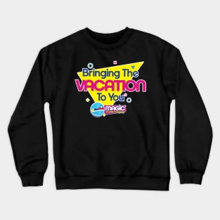 Bringing The Vacation To You 80s Logo Crewneck Sweatshirt